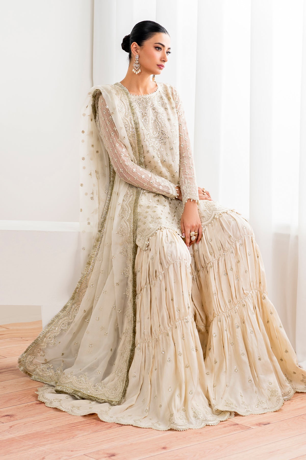 Baroque - Embroidered Chiffon UF-687