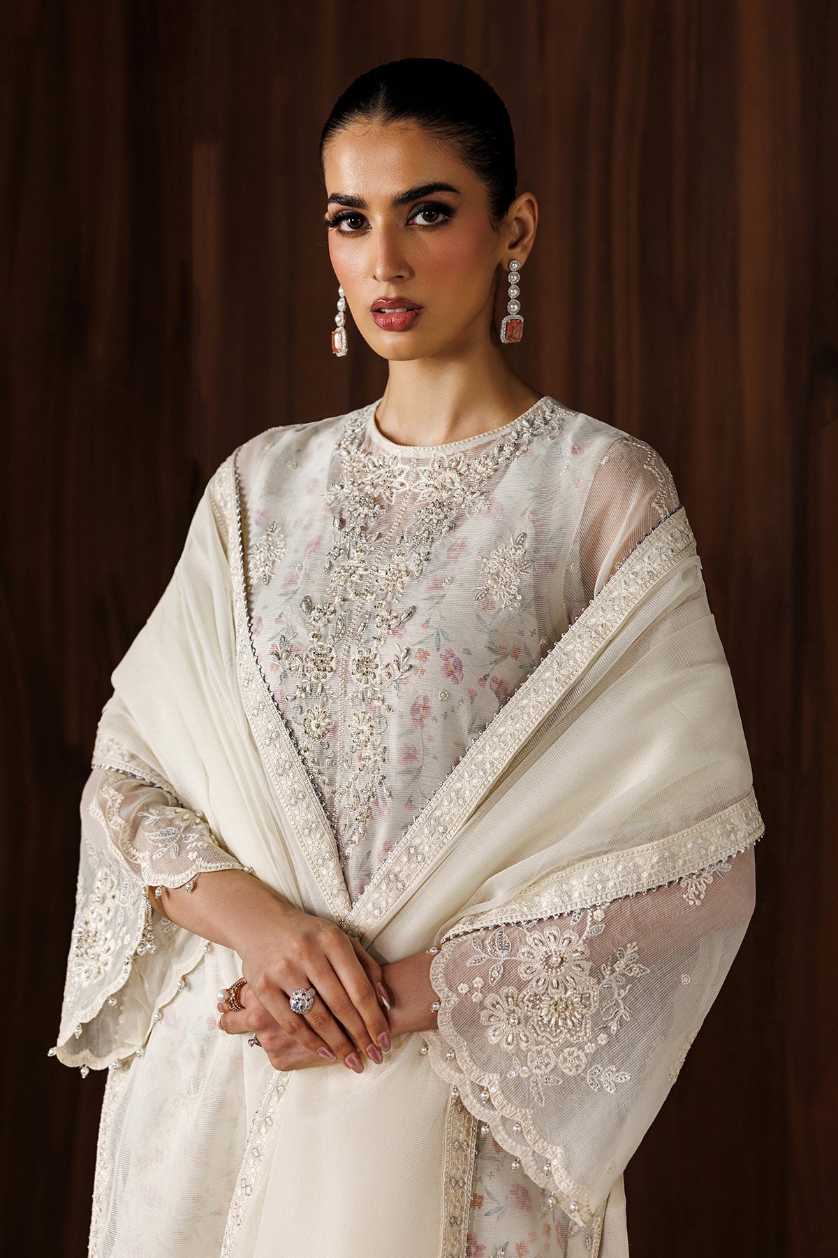 Baroque - Embroidered Cotton Net UF-4440