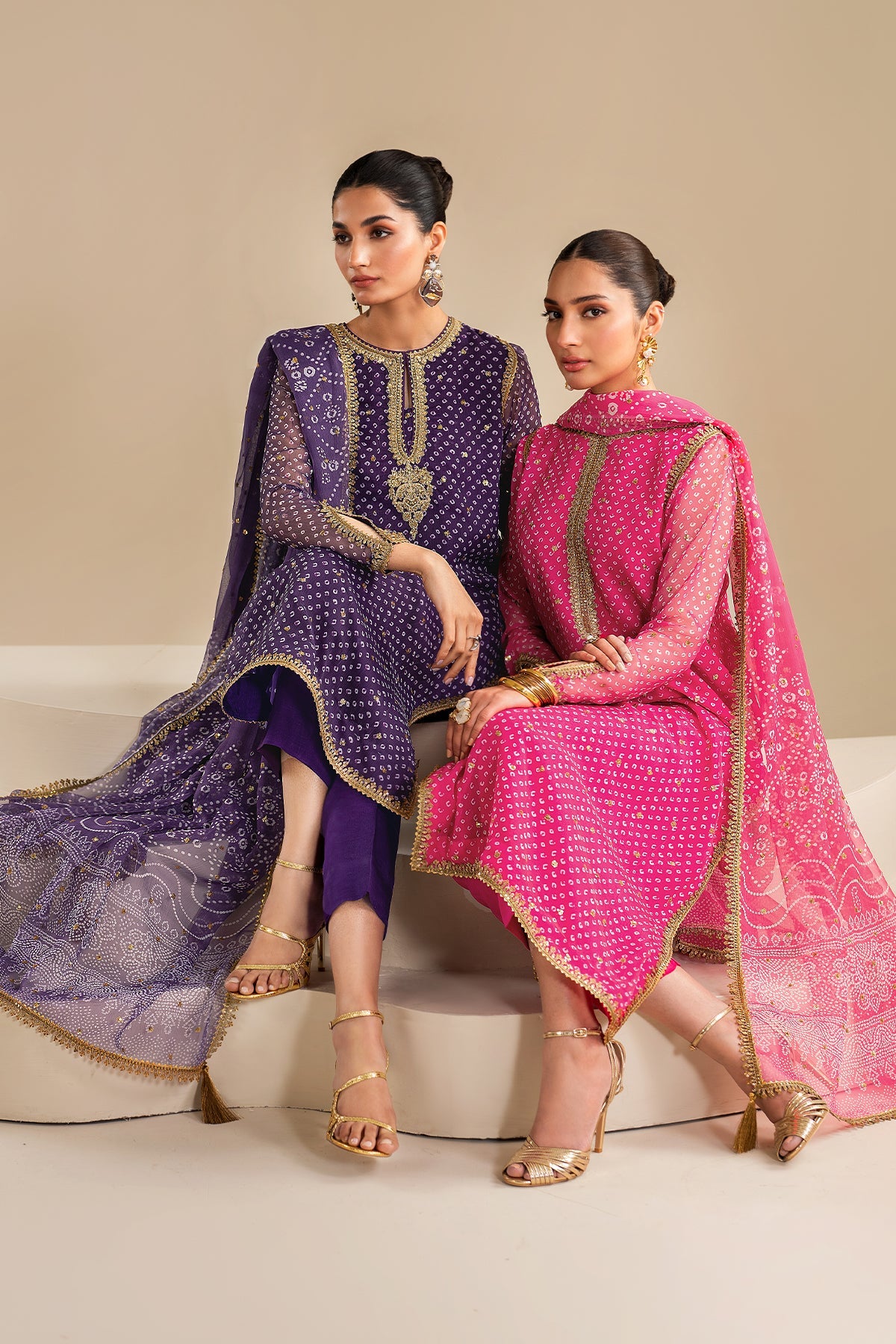 Baroque - Embroidered Chiffon UF-626
