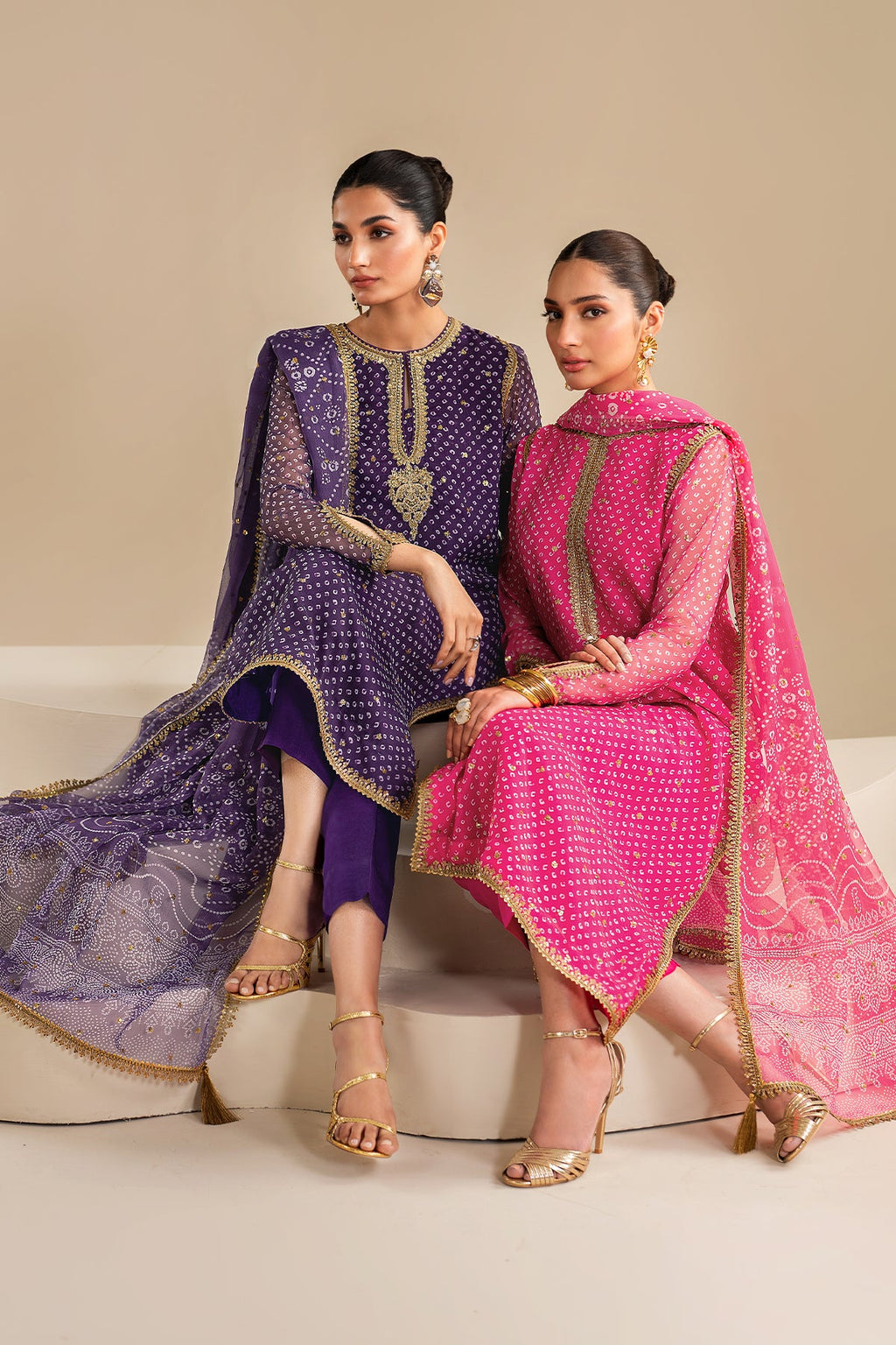 Baroque - Embroidered Chiffon UF-625
