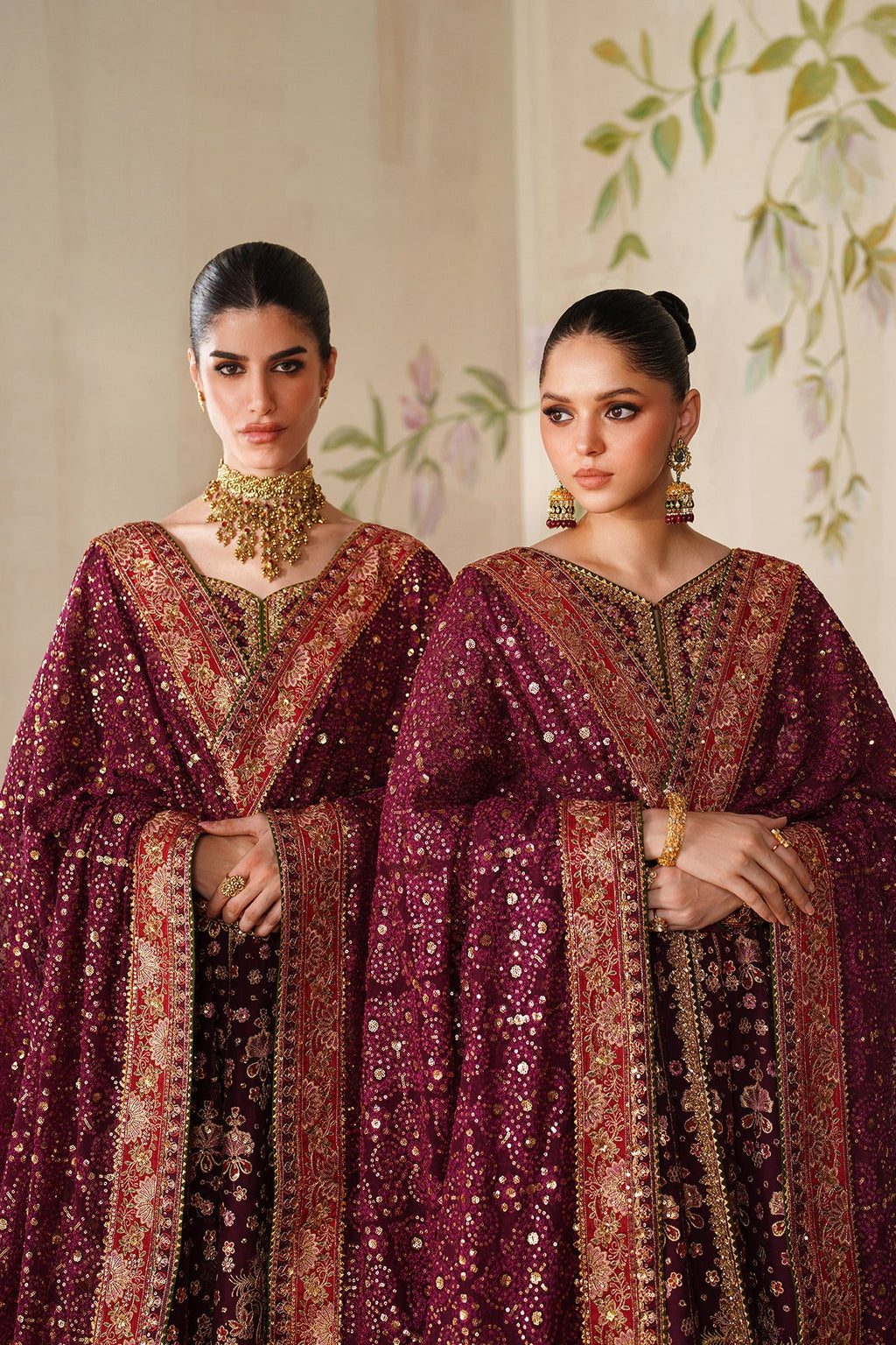 Baroque - Embroidered Chiffon Ch14-05 Stitched
