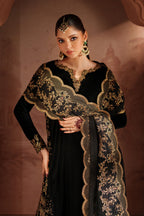 Iznik - Iv-62 Embroidered Velvet