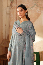 Iznik - Ipf-10  Embroidered Printed Linen