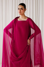 Baroque - Plain Chiffon Dupatta-109