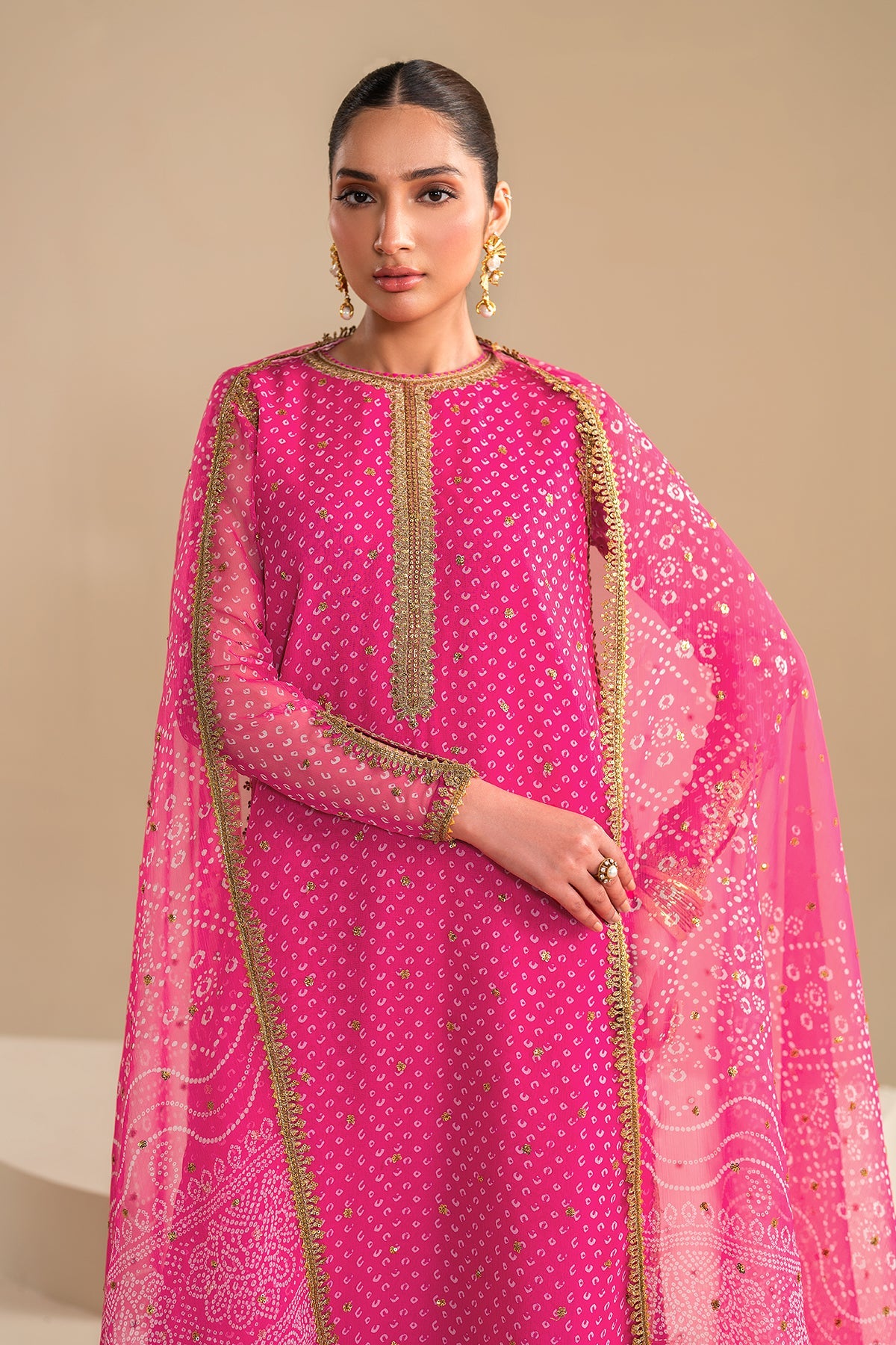 Baroque - Embroidered Chiffon UF-626