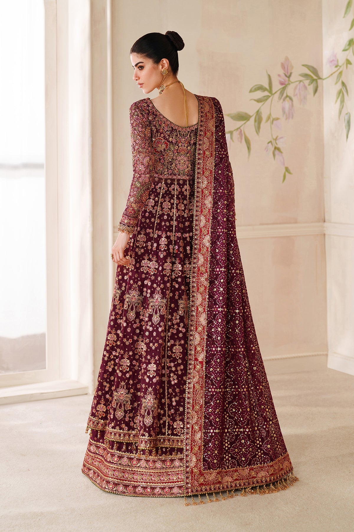 Baroque - Embroidered Chiffon Ch14-05 Stitched