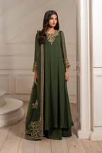 Iznik - Ue-416 Embroidered Chiffon