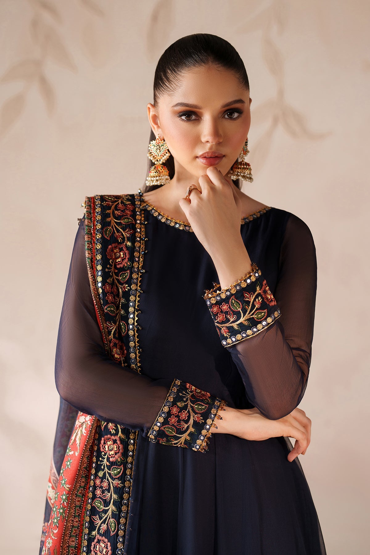 Baroque - Embroidered Chiffon PR-1203