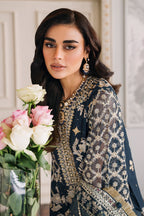 Baroque - Embroidered Chiffon Ch12-01 Unstitched