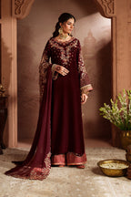 Iznik - Iv-55 Embroidered Velvet