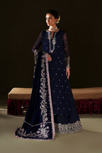 Iznik - Iv-76  Embroidered Velvet
