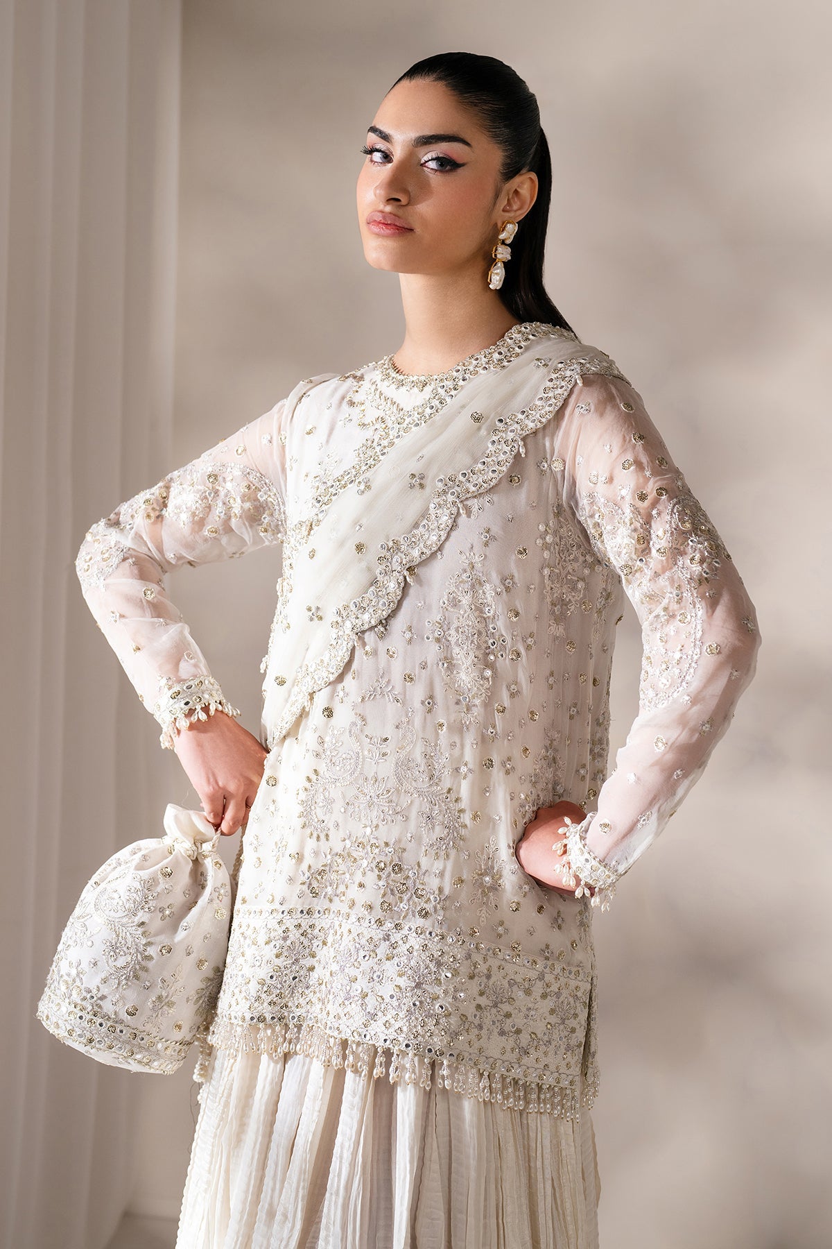 Baroque - Embroidered Chiffon SF-4140