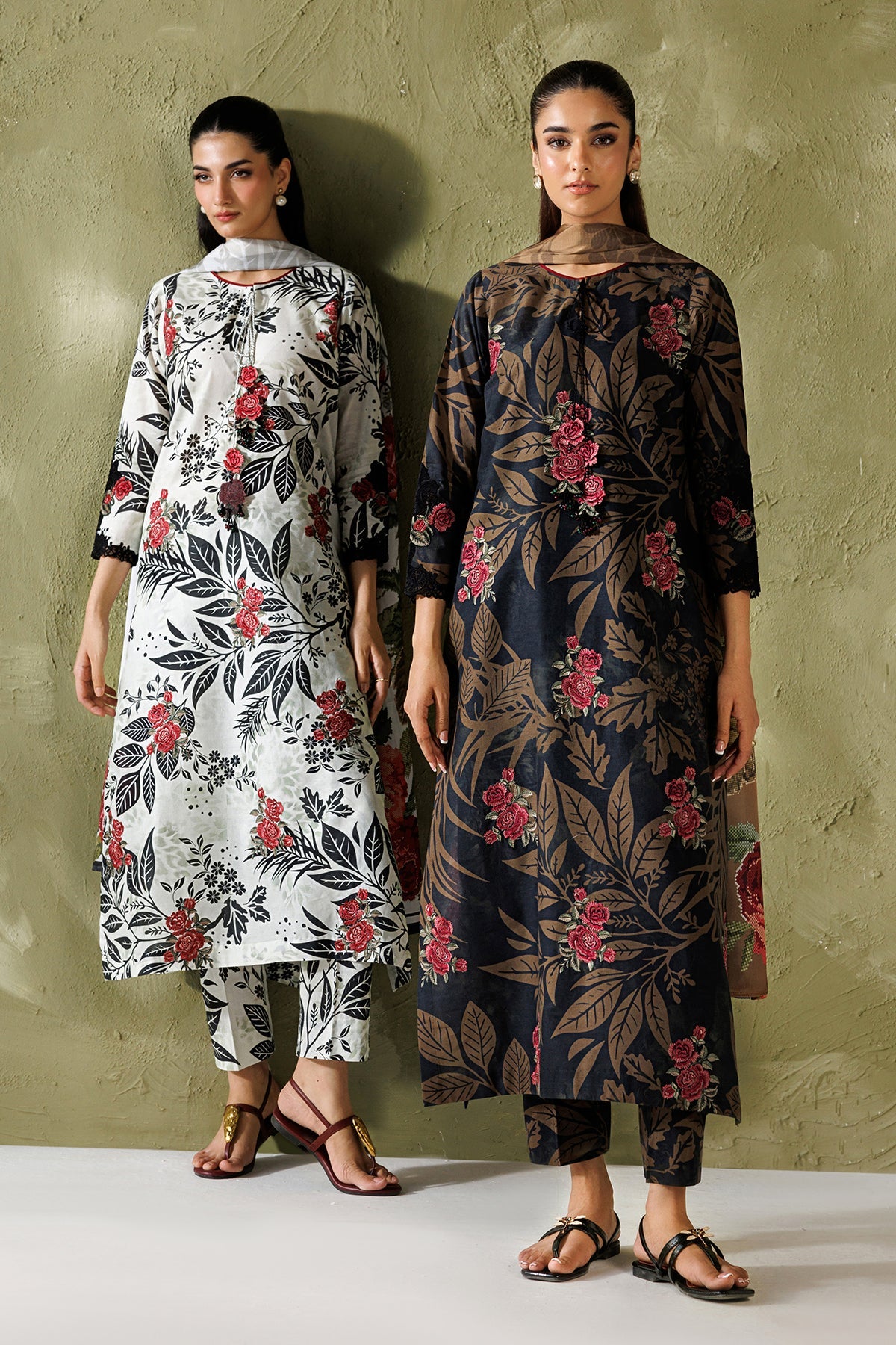 Baroque - Embroidered Lawn UF-4505