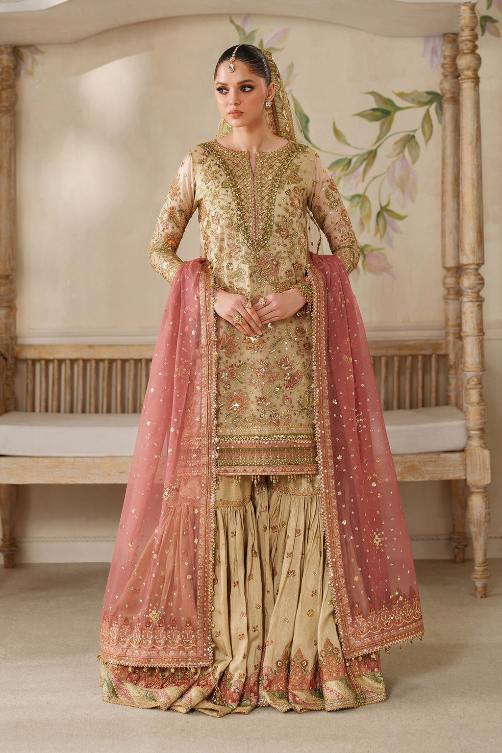 Baroque - Embroidered Net Ch14-02 Unstitched