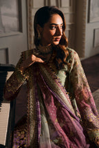 Baroque - Embroidered Chiffon Ch12-08 Stitched