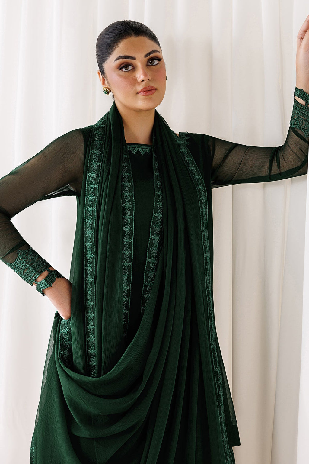 Baroque - Plain Chiffon Dupatta-110