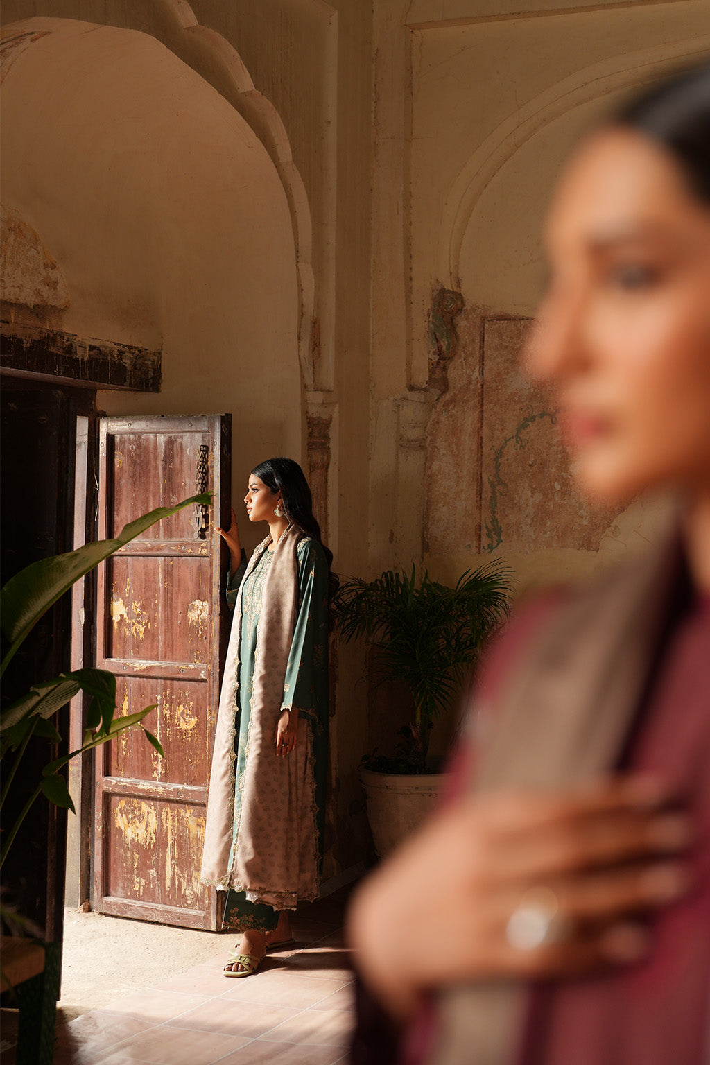 Iznik - Ipf-05 Embroidered Printed Linen