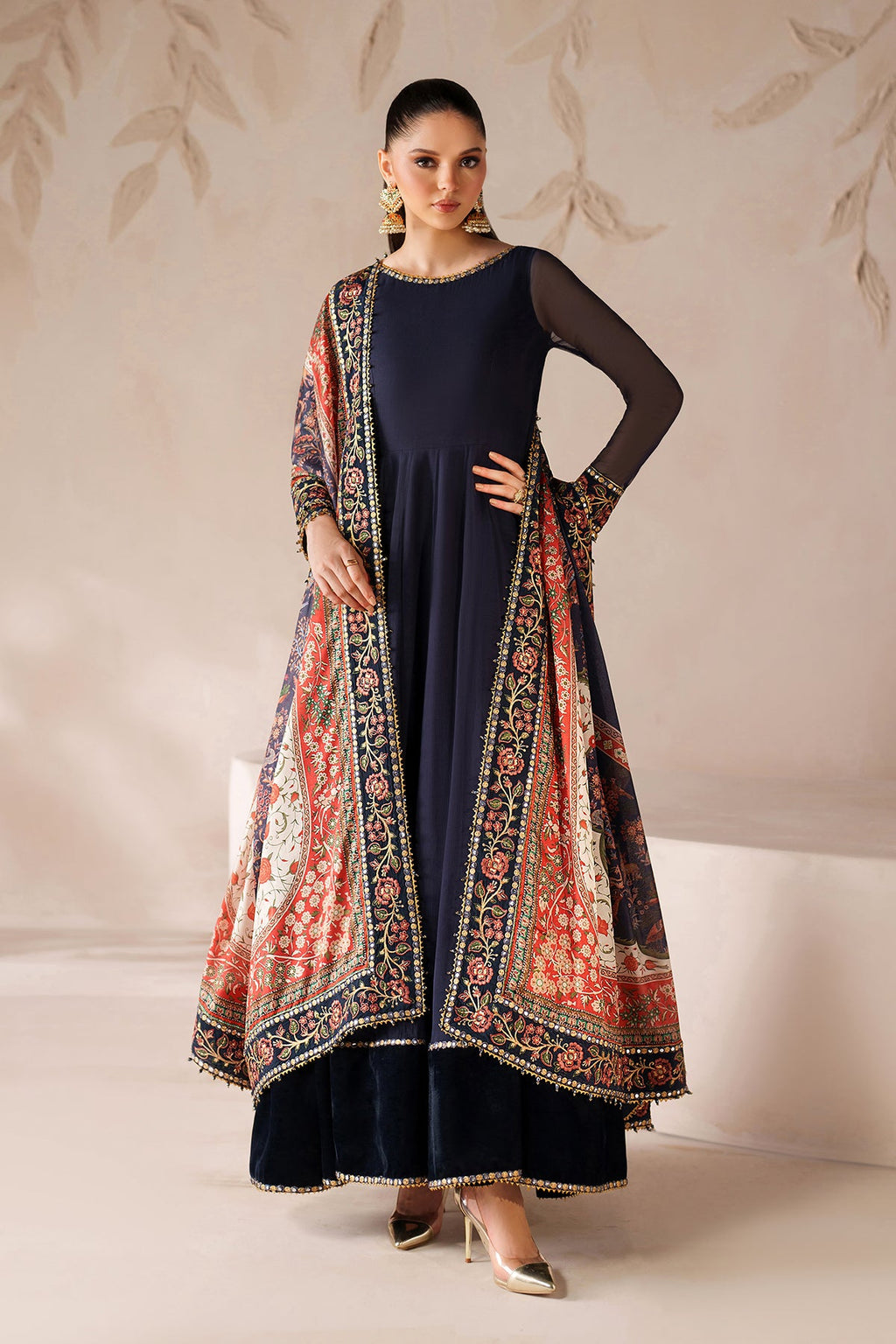 Baroque - Embroidered Chiffon PR-1203