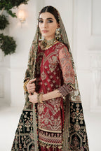 Baroque - Embroidered Net Ch10-07 Stitched