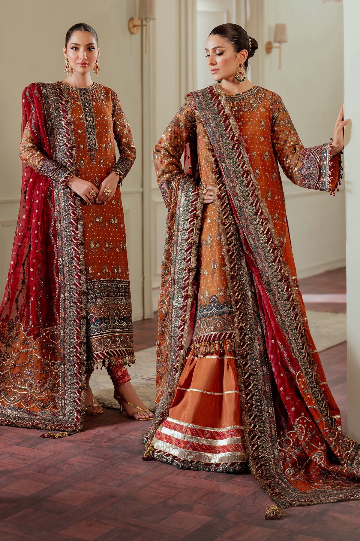 Baroque - Embroidered Net Ch13-01 Stitched
