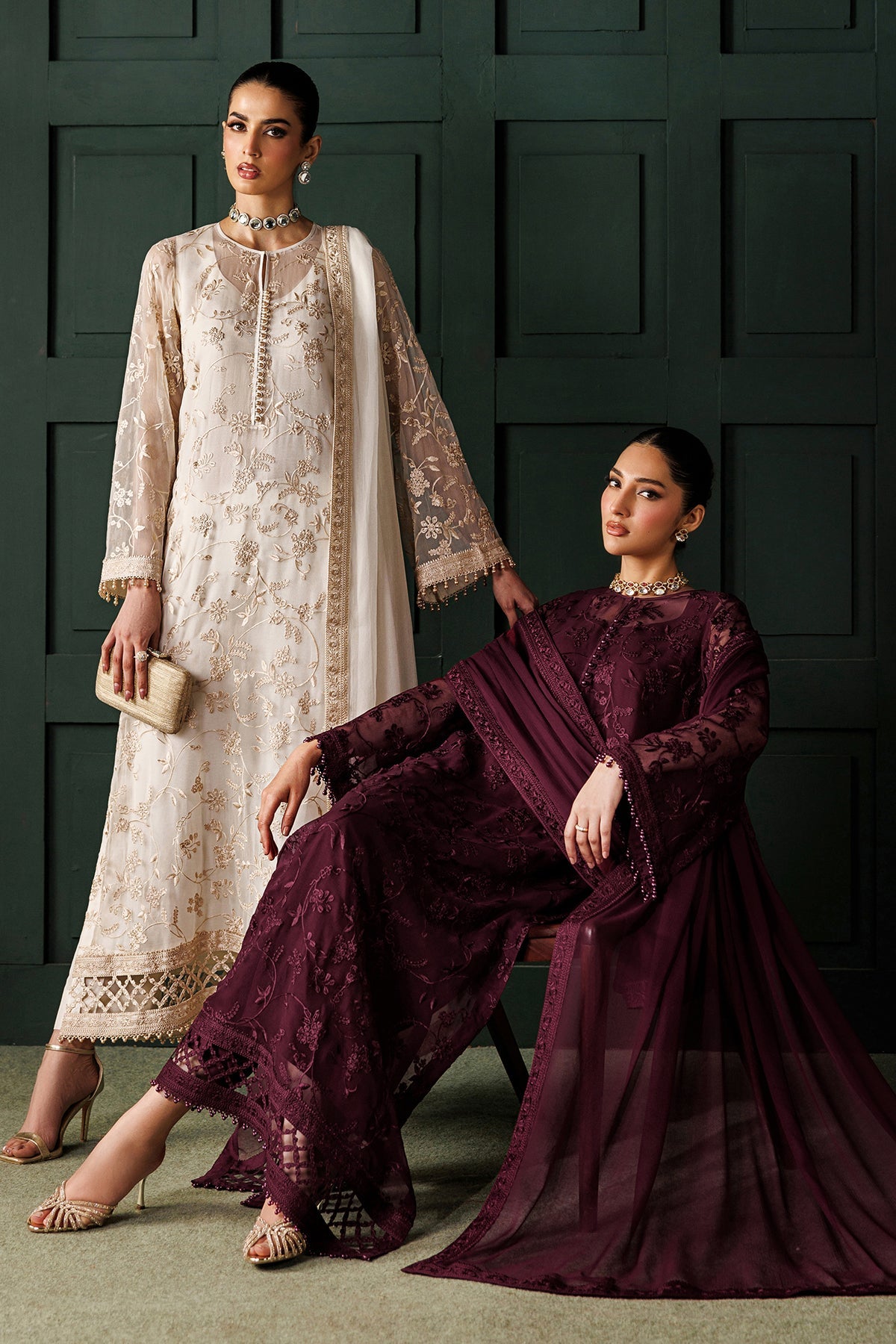 Baroque - Embroidered Chiffon SF-4437