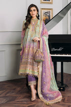 Baroque - Embroidered Chiffon Ch12-08 Stitched