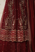 Iznik - Ue-622 Embroidered Chiffon
