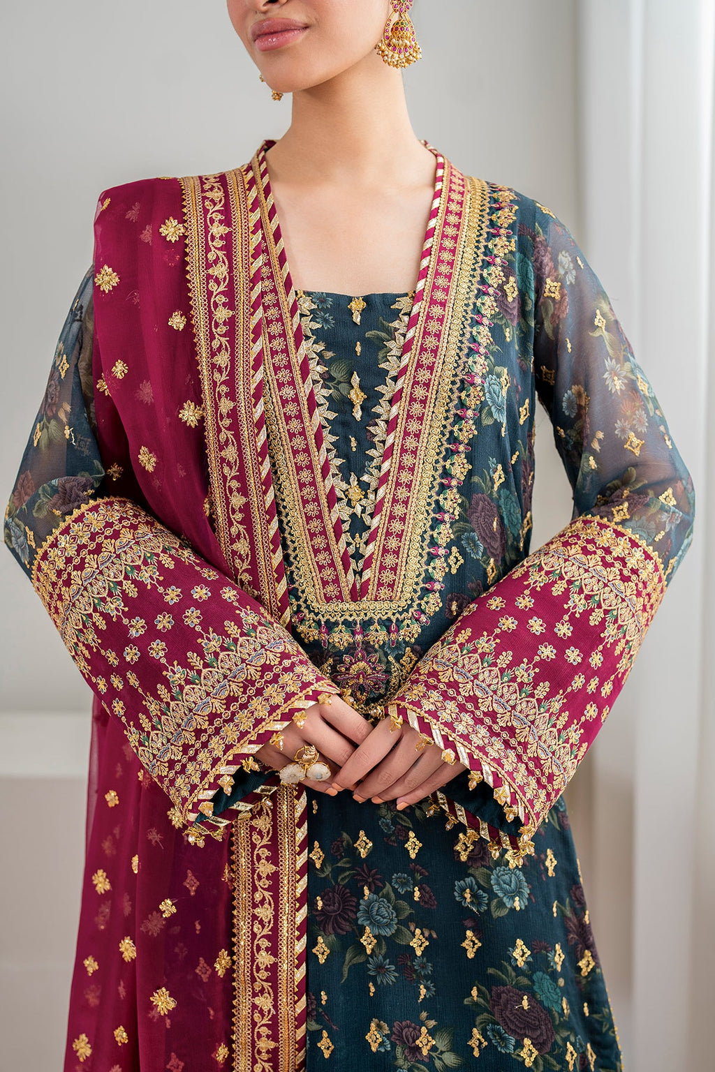 Baroque - Embroidered Chiffon SF-689