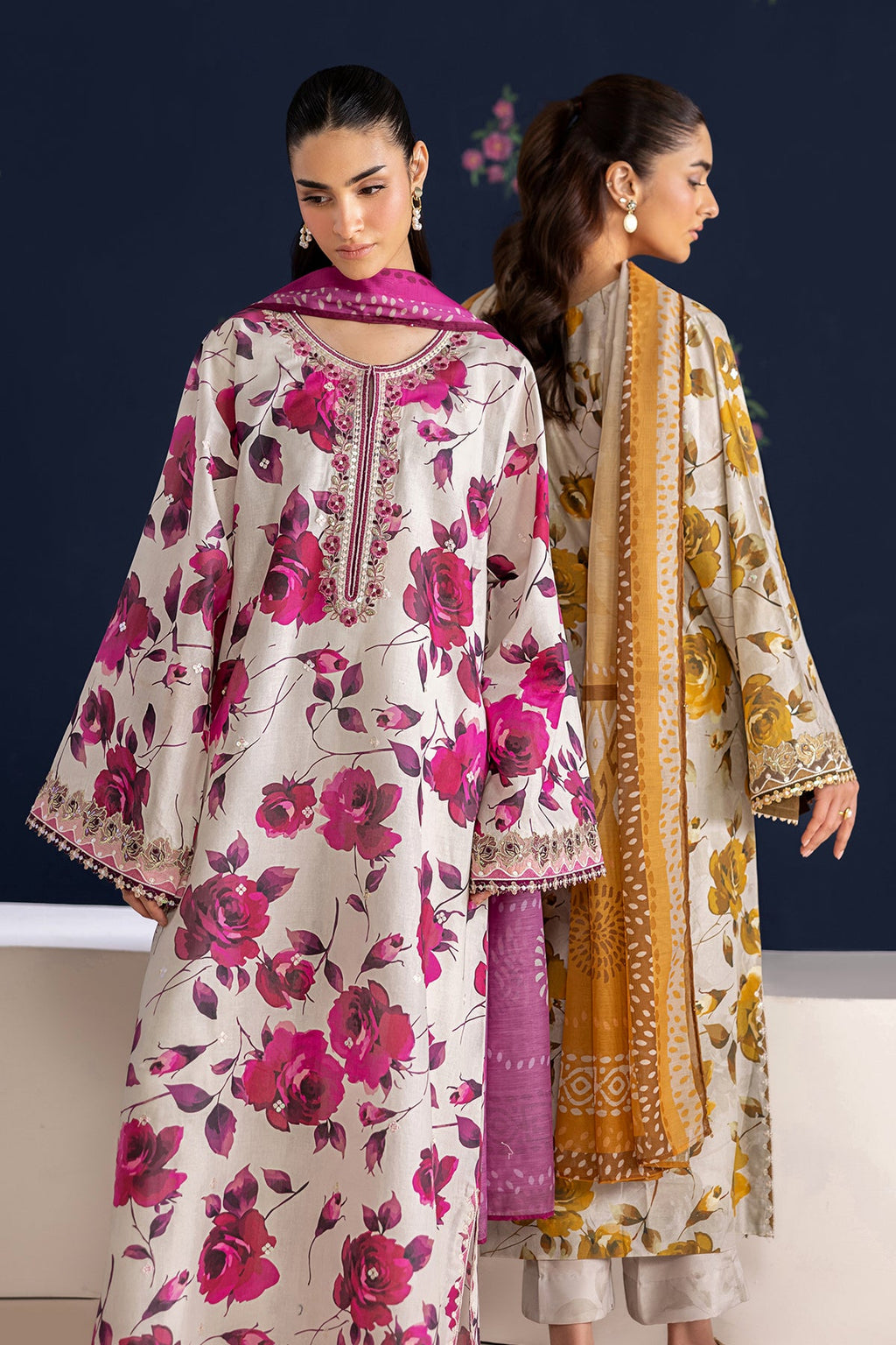 Baroque - Embroidered Lawn UF-4463