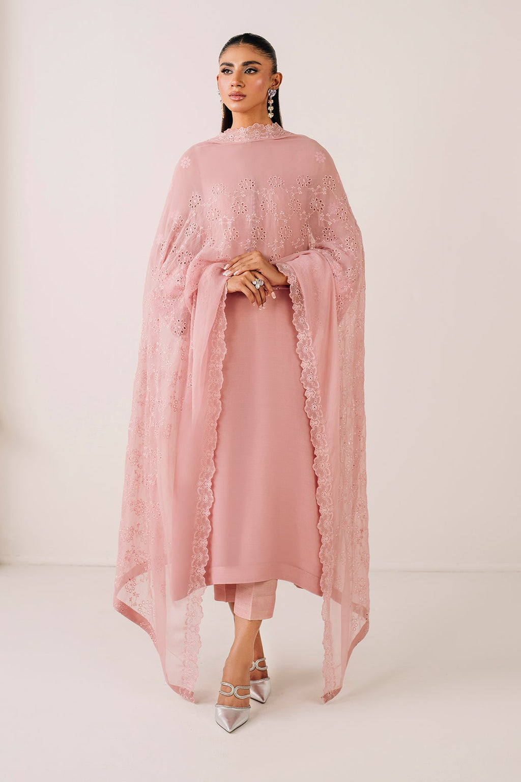 Baroque - Embroidered Chiffon Dupatta 74