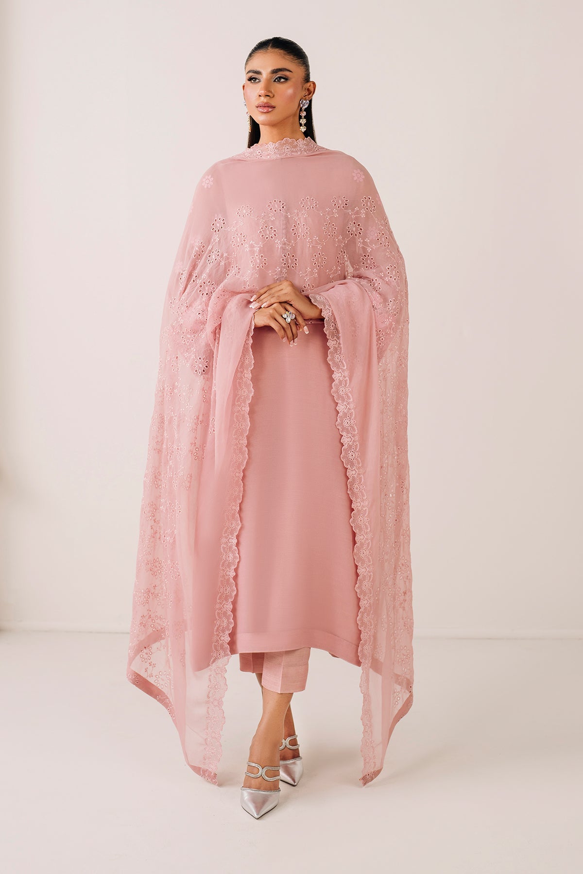 Baroque - Embroidered Chiffon Dupatta 74