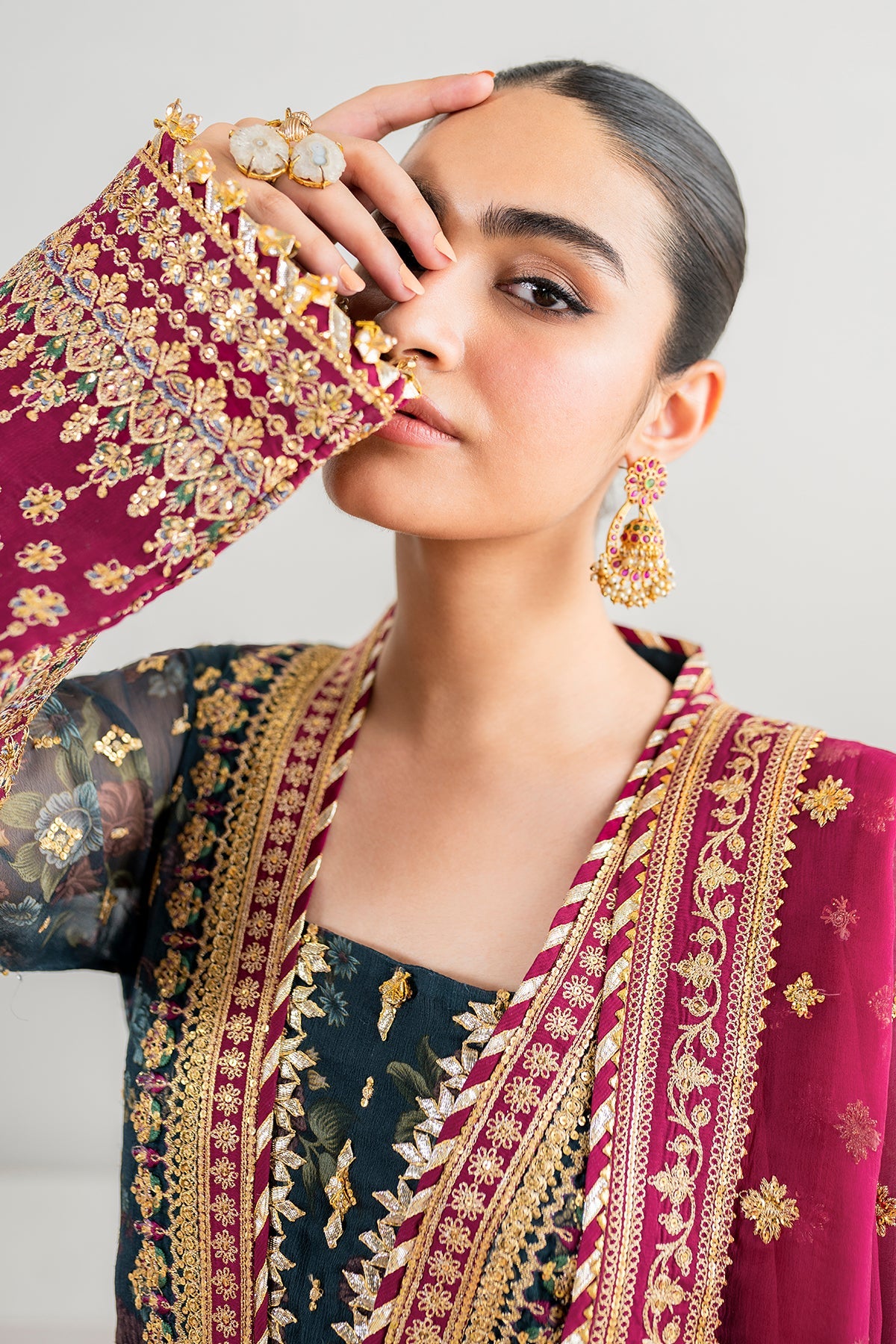 Baroque - Embroidered Chiffon SF-689