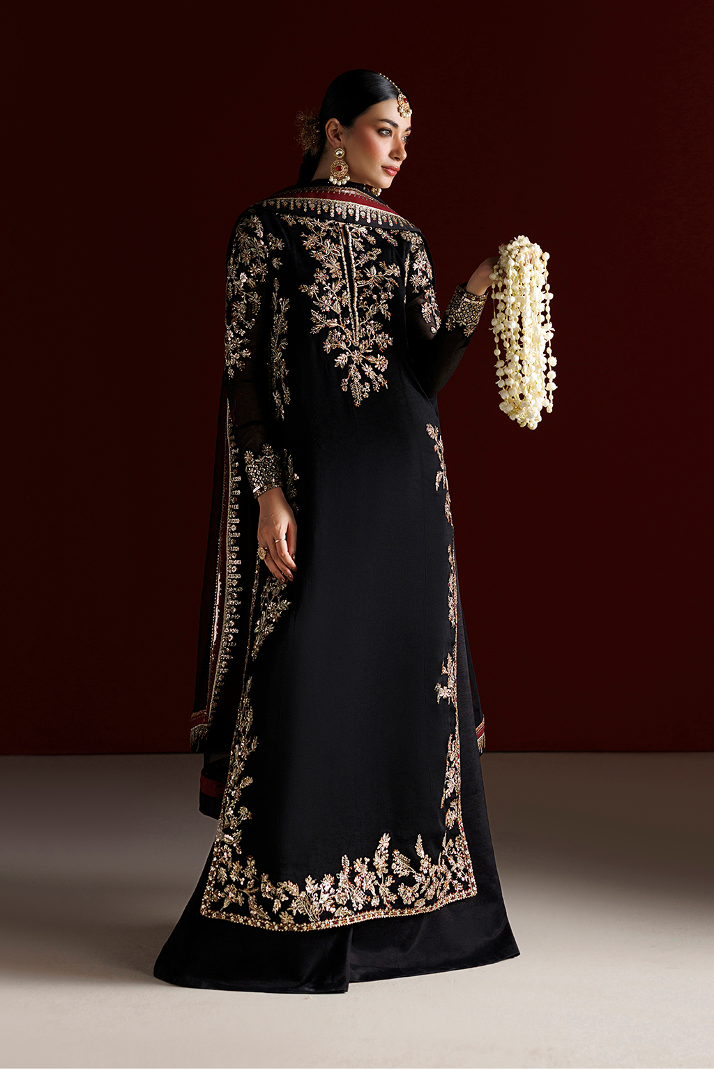 Iznik - Cc-107 Embroidered Chiffon