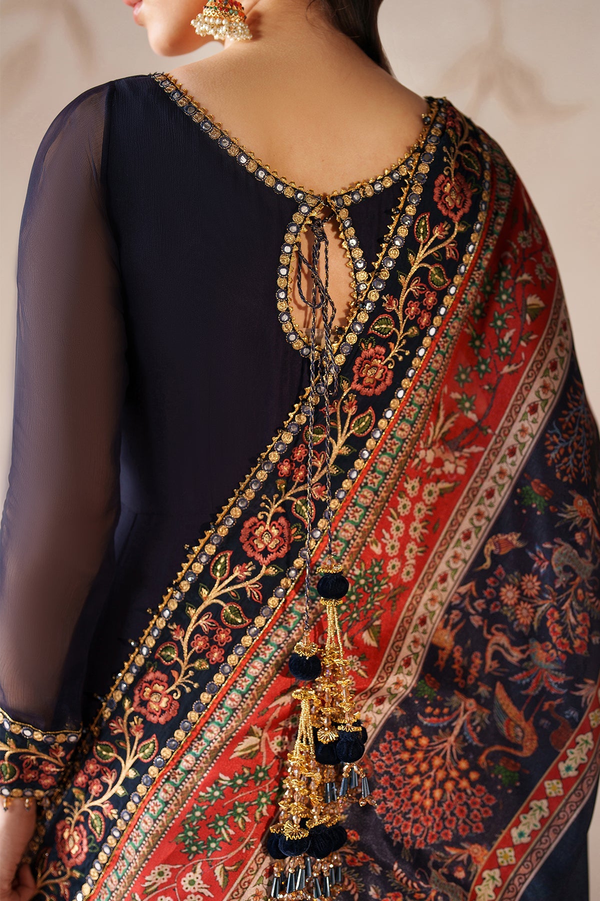 Baroque - Embroidered Chiffon PR-1203