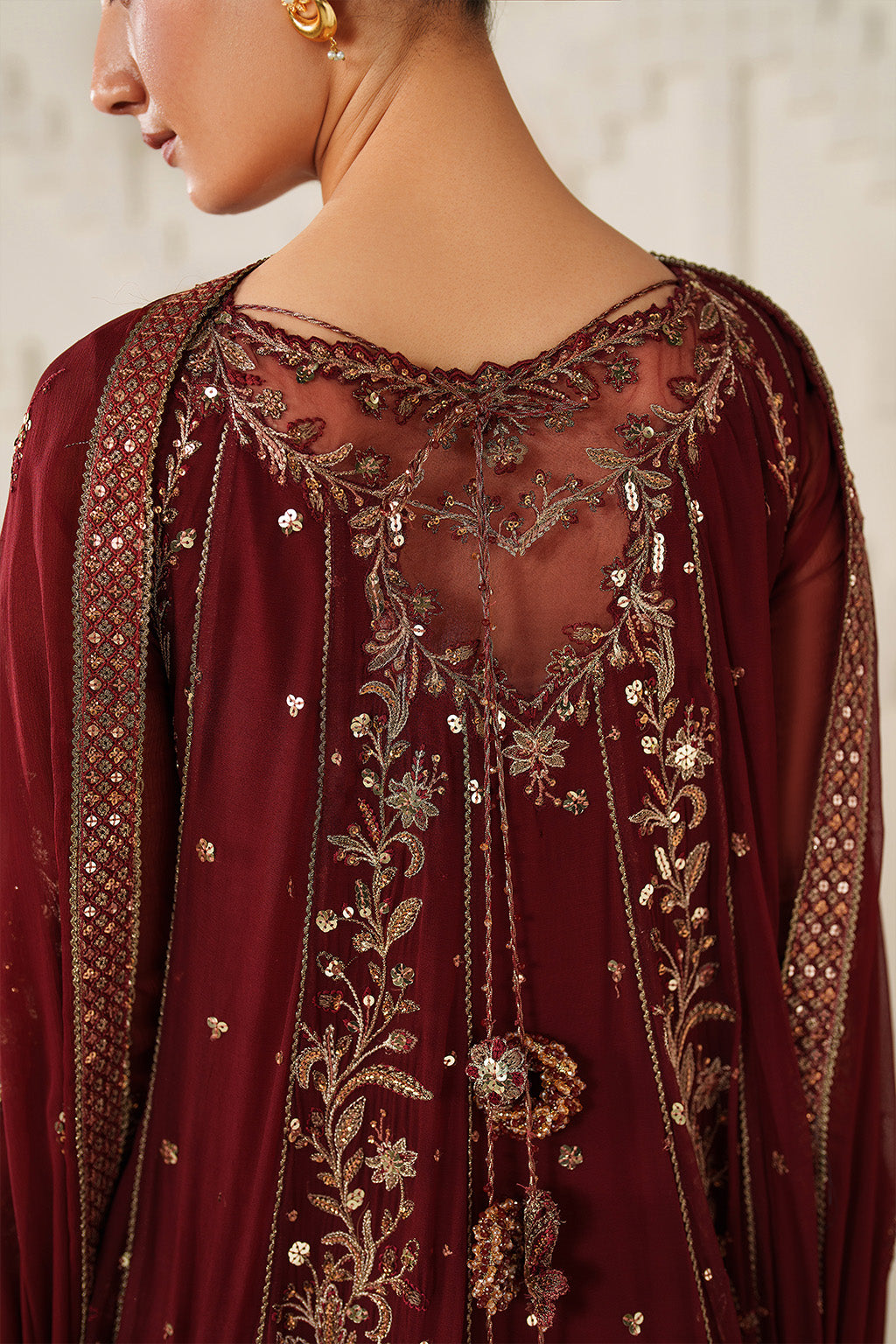 Iznik - Ue-622 Embroidered Chiffon