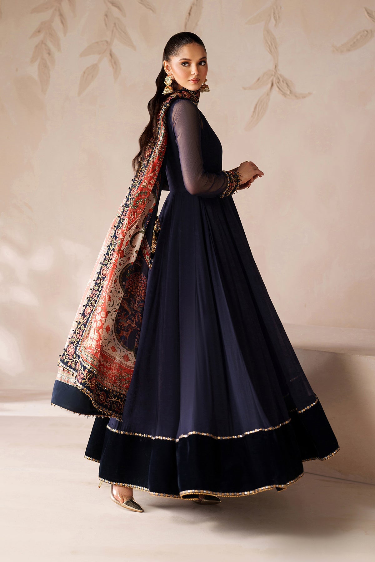 Baroque - Embroidered Chiffon PR-1203