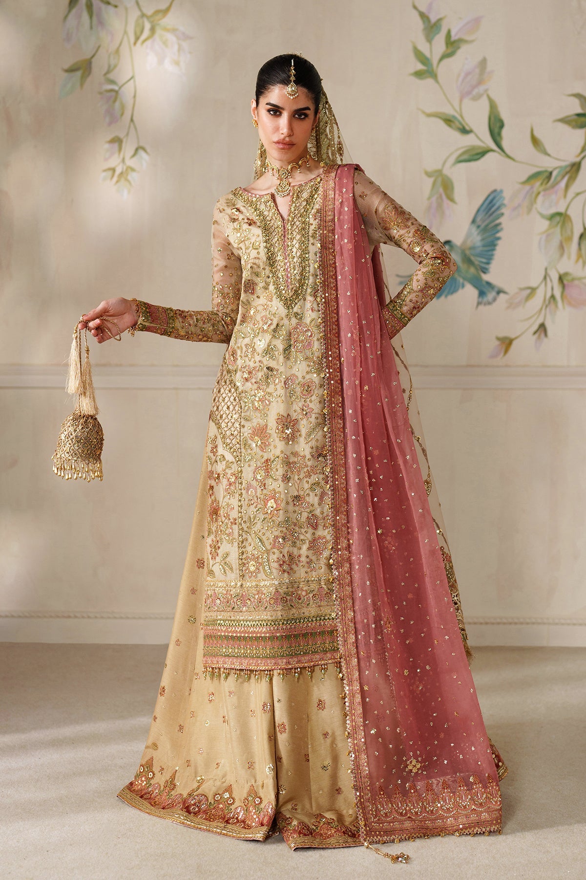 Baroque - Embroidered Net Ch14-02 Unstitched