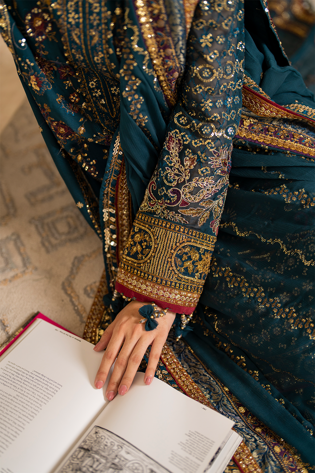 Iznik - Cc-46 Embroidered Chiffon
