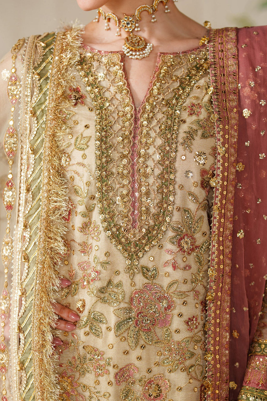 Baroque - Embroidered Net Ch14-02 Unstitched