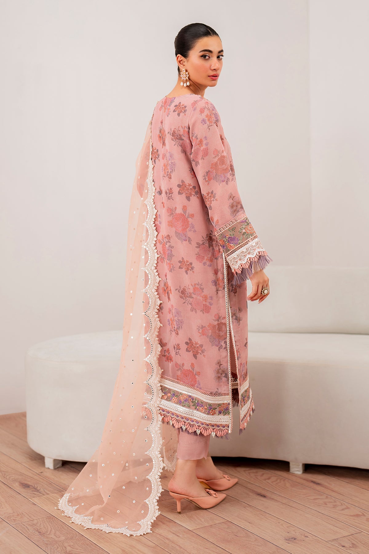 Baroque - Embroidered Chiffon UF-705