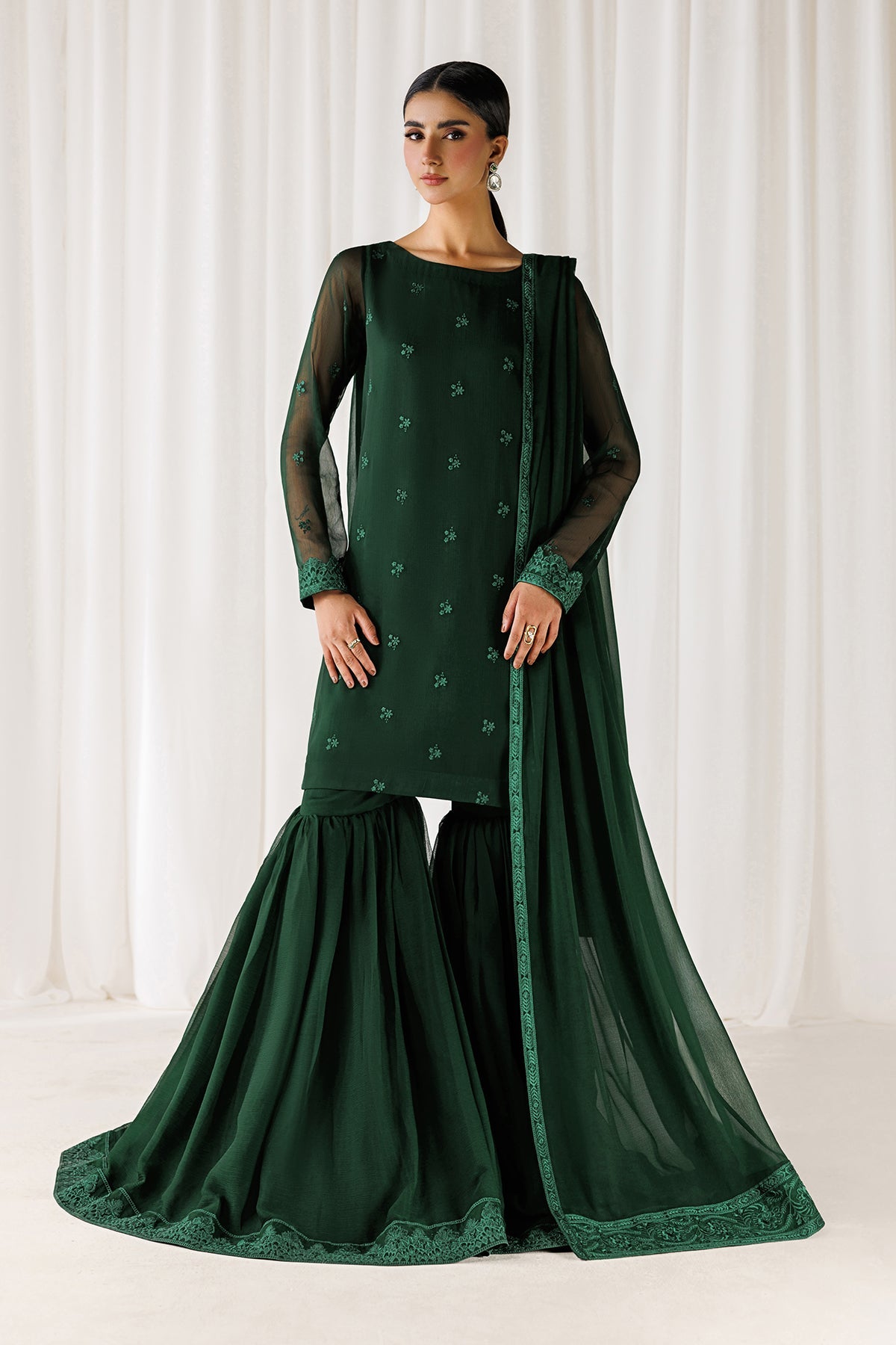 Baroque - Plain Chiffon Dupatta-113