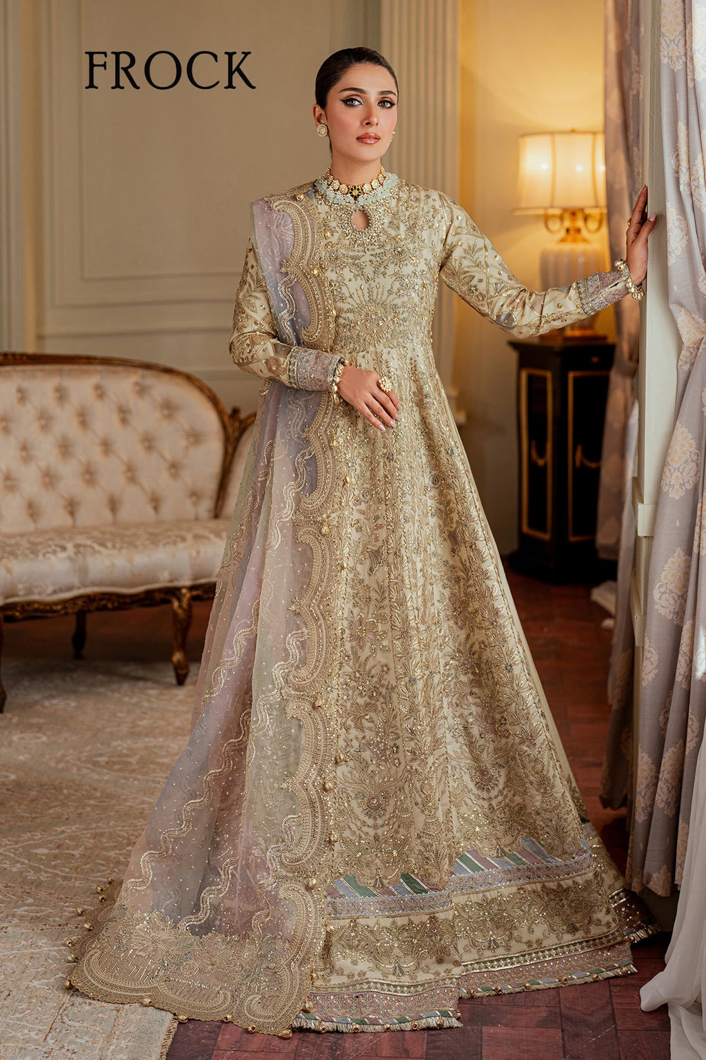 Baroque - Embroidered Net Ch13-06 Unstitched