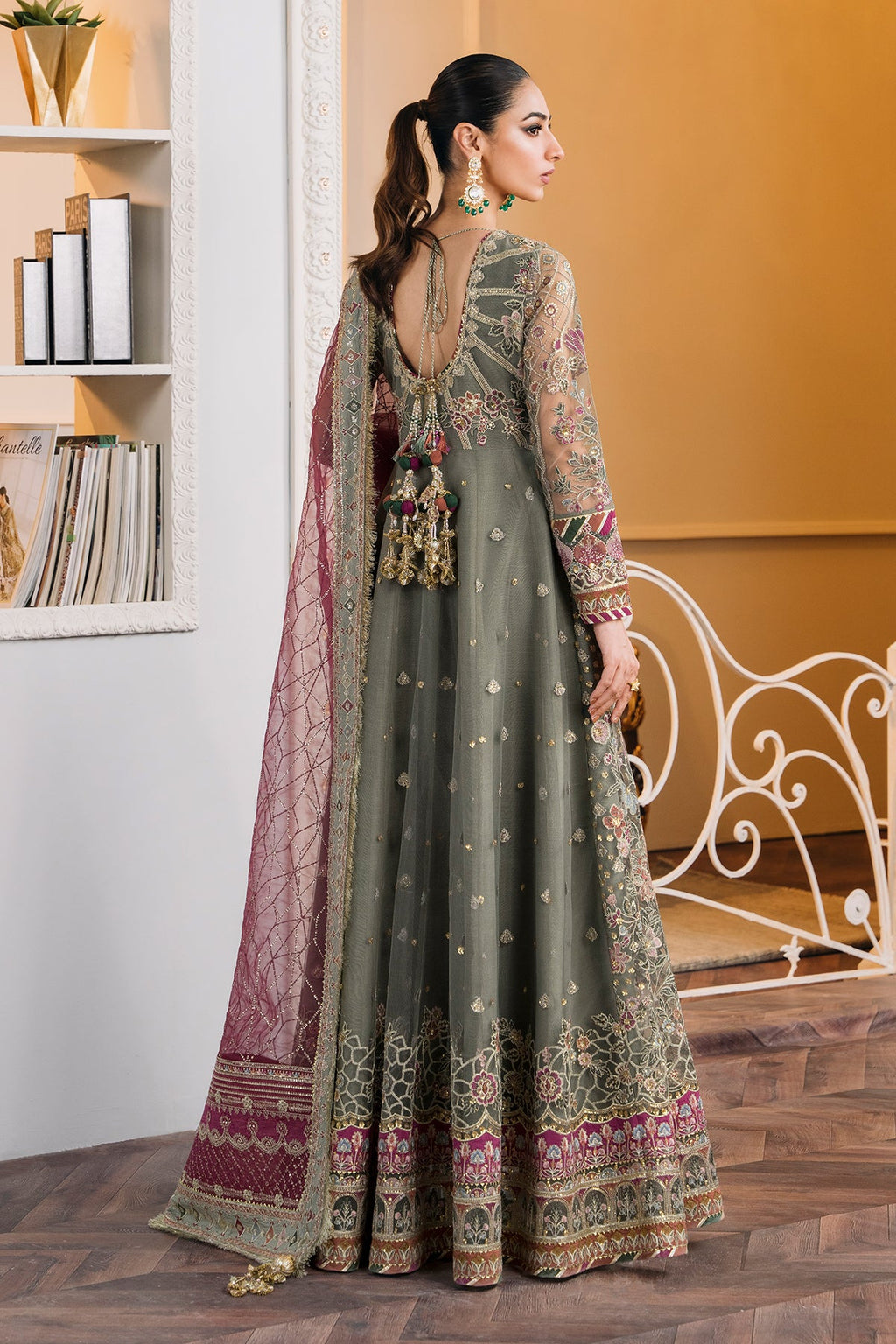 Baroque - Embroidered Net Ch12-02 Unstitched