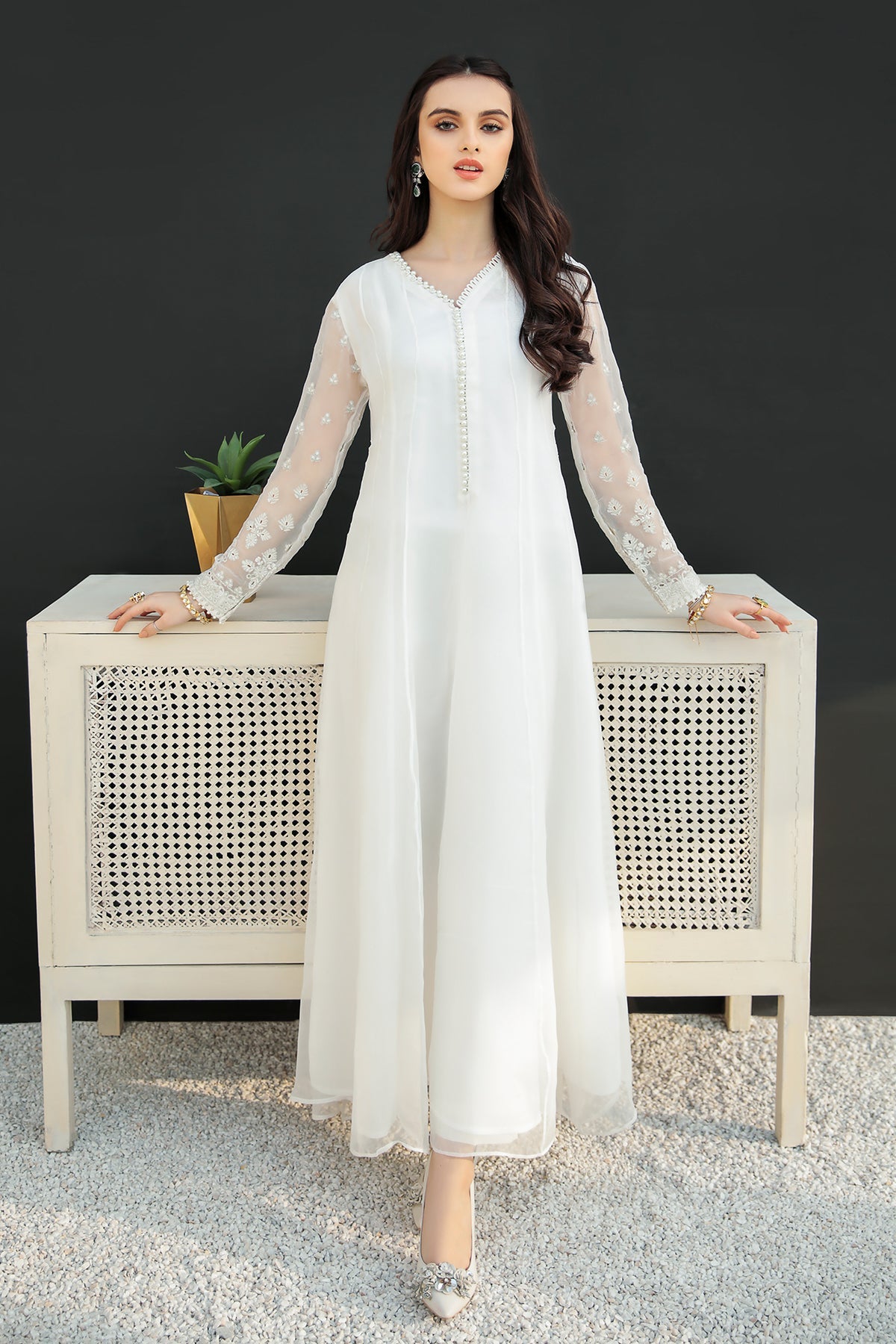 Baroque - Embroidered Chiffon PR-557