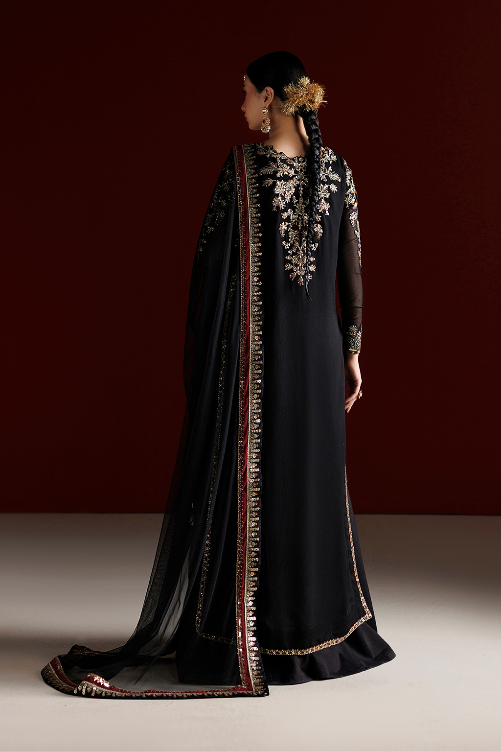 Iznik - Cc-107 Embroidered Chiffon