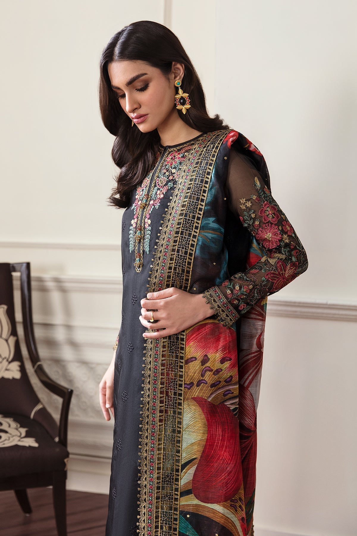 Baroque - Embroidered Organza SF-290