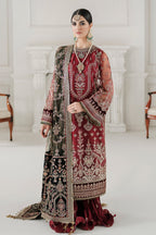 Baroque - Embroidered Net Ch10-07 Stitched