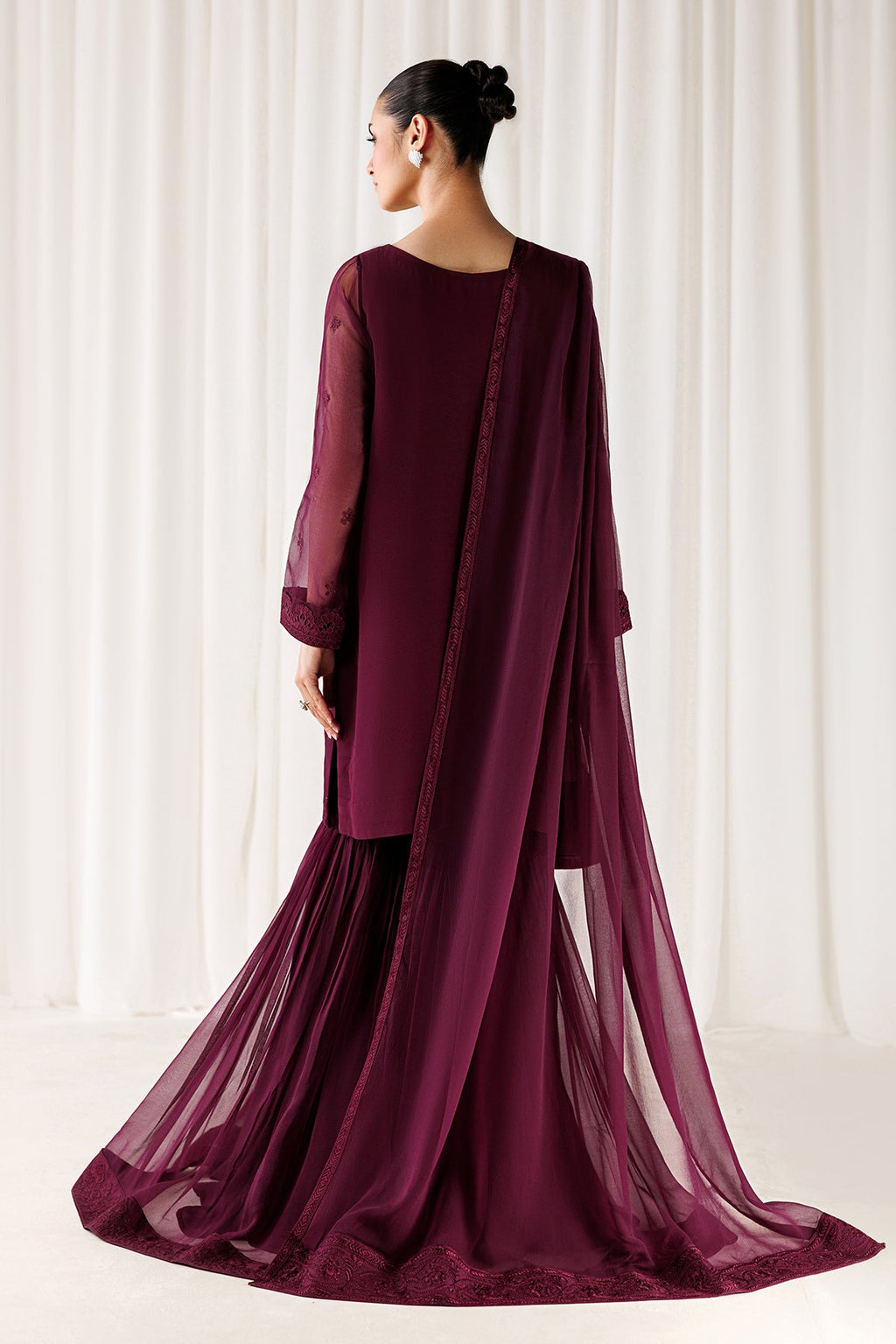 Baroque - Embroidered Chiffon En-1312
