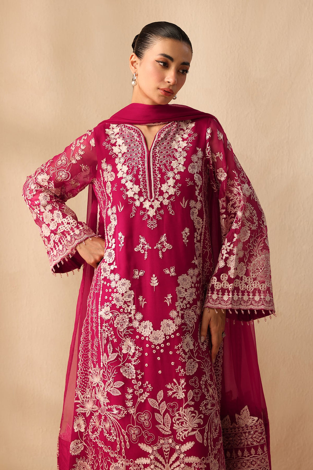 Baroque - Embroidered Chiffon SF-4491