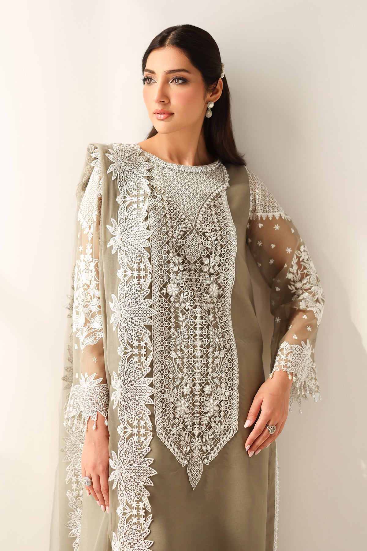 Baroque - Embroidered Chiffon PR-1155